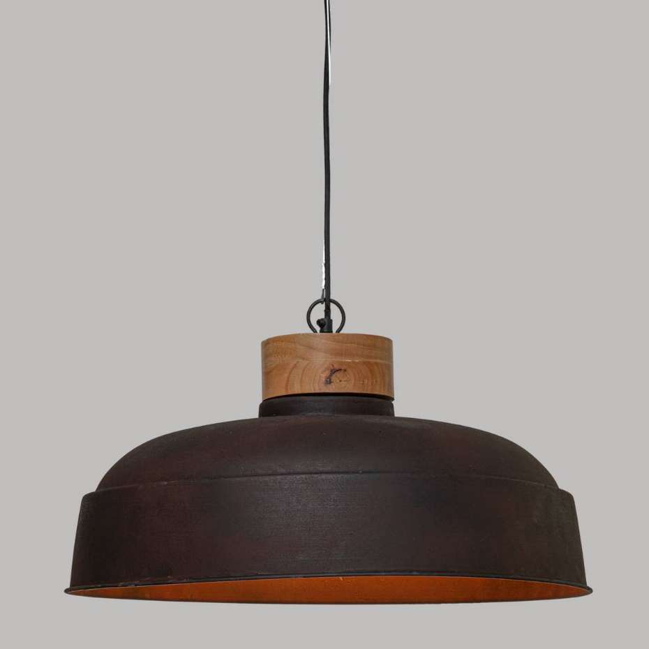 Suspension métal et bois vintage PRAO