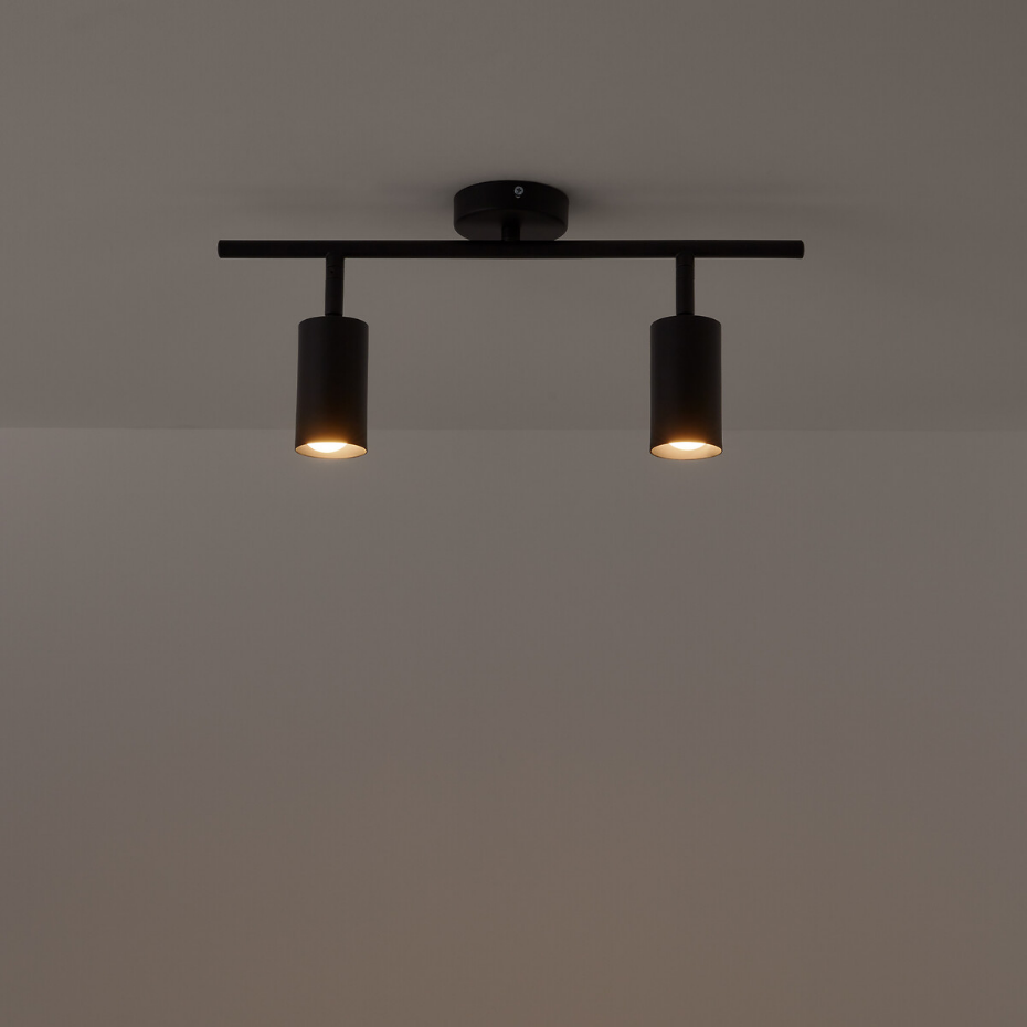 Plafonnier spot double orientable, Projoto
