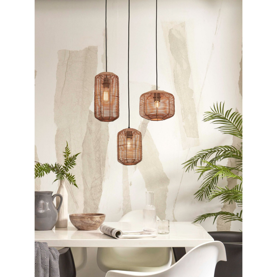 Lampe À Suspension Rotin TANAMI