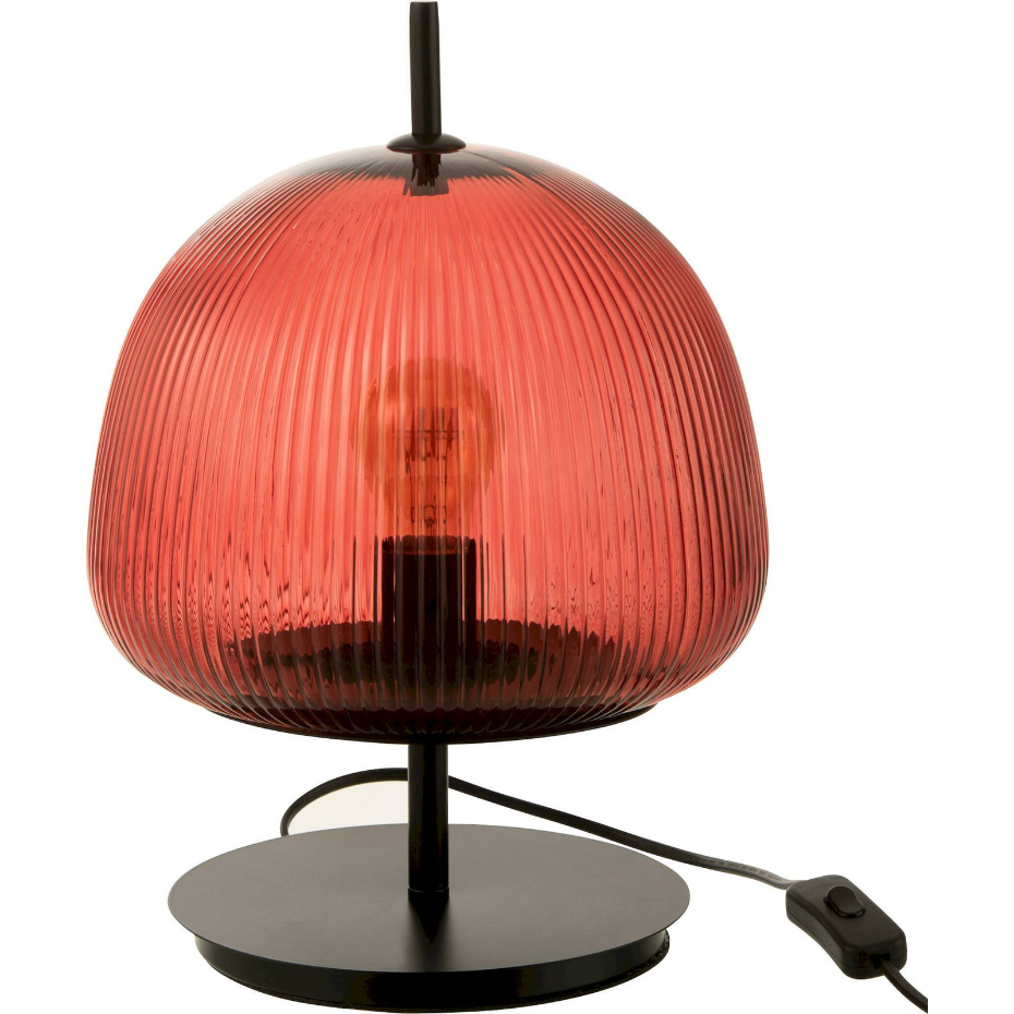 Lampe de salon ronde en verre