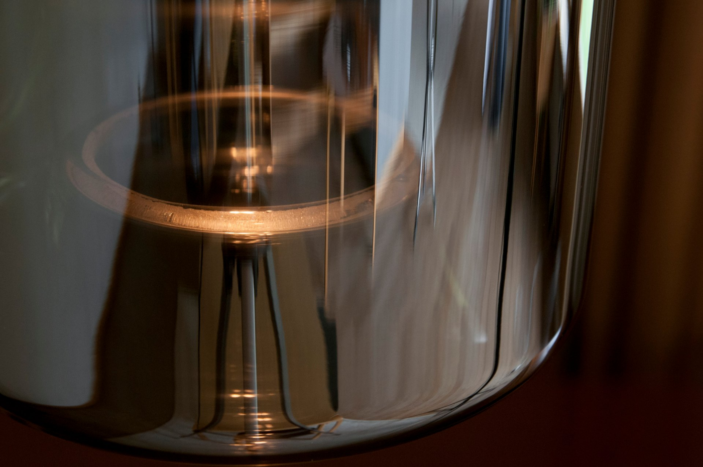 Lampe suspendue miroir en verre ELIXIR