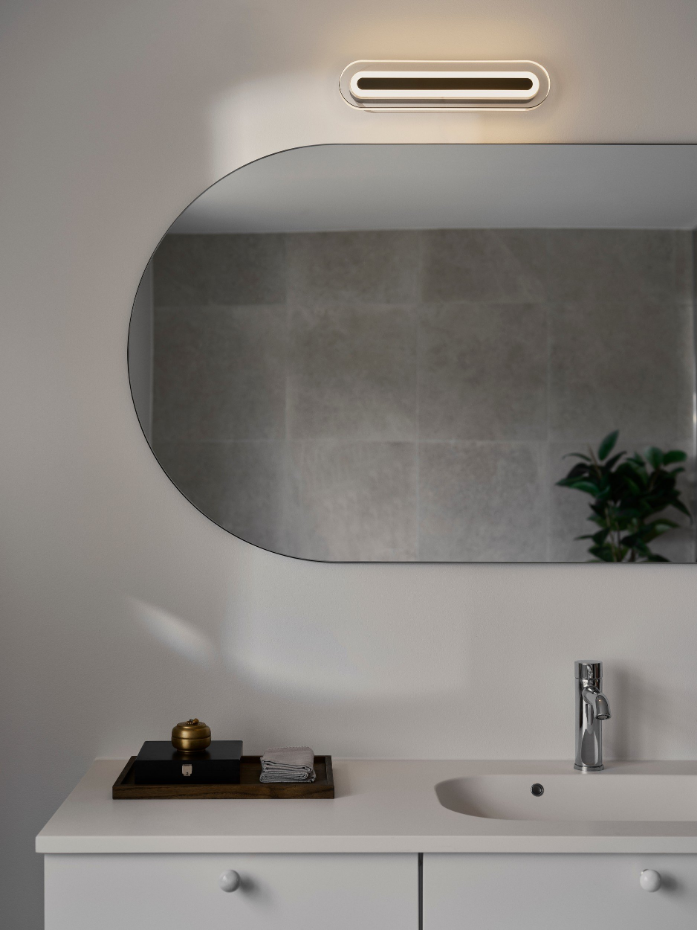 Applique murale Cavara PMMA Noir ,  H. 35 - IP44 - LEDModule /  Nordlux Intérieur