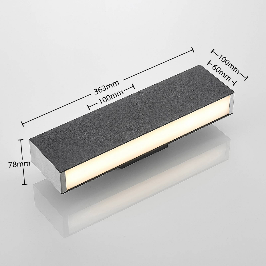 Applique extérieure en inox moderneLED