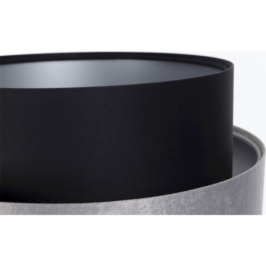 Lampe à poser en tissu rond Duo ellegant
