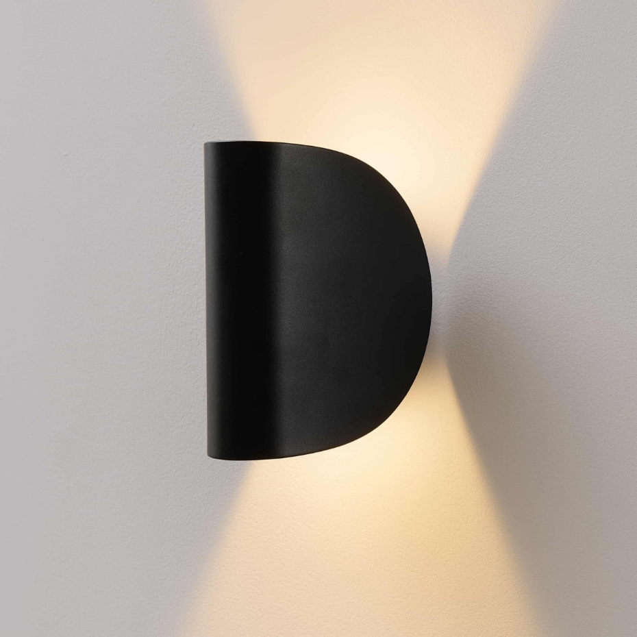 Applique noire avec LED orientable - NOTTE