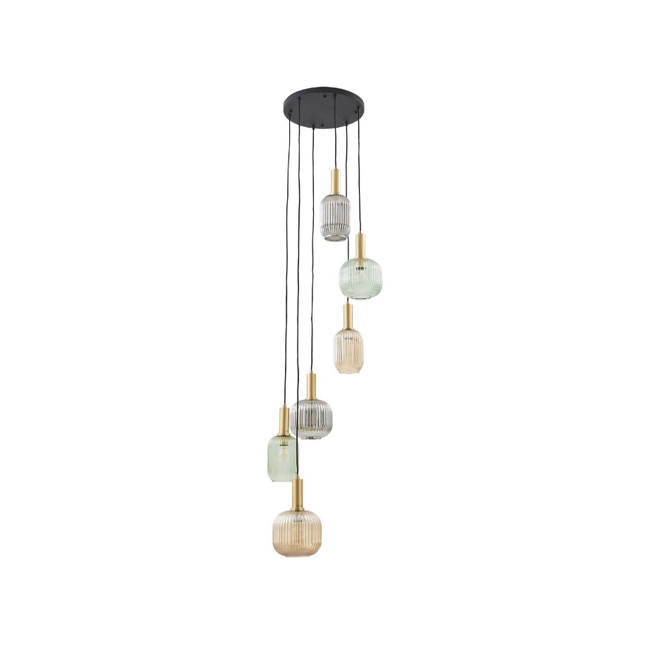 Suspension en verre vintage, Doroteo