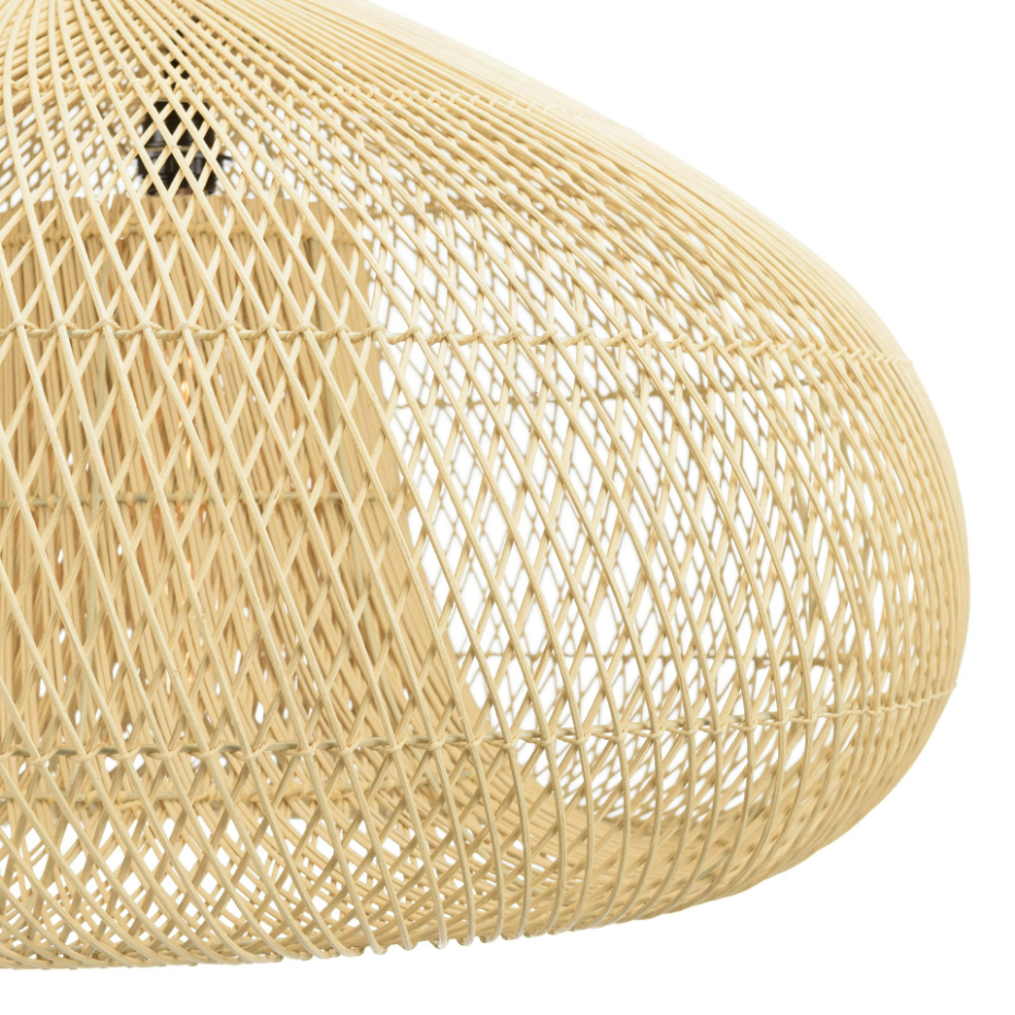 Suspension entonnoir en rotin 80cm FOLELLI