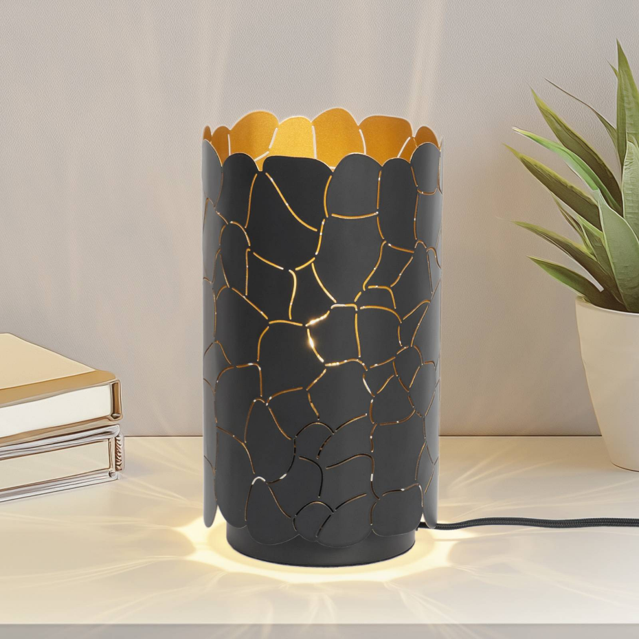 Lampe à poser en métal moderne, Aralena