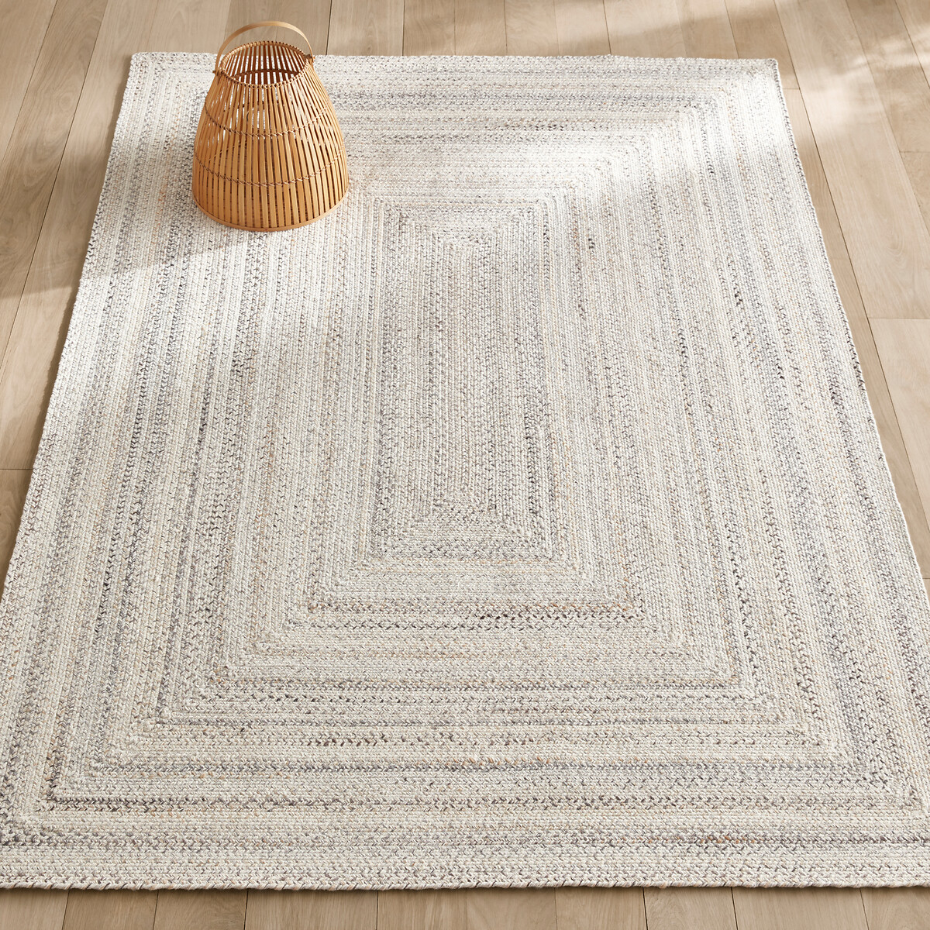 Tapis d'intérieur et d'extérieur tressé, Chini