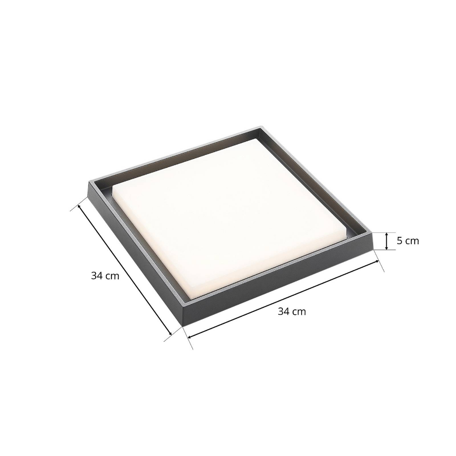 Plafonnier extérieur en aluminium moderneLED