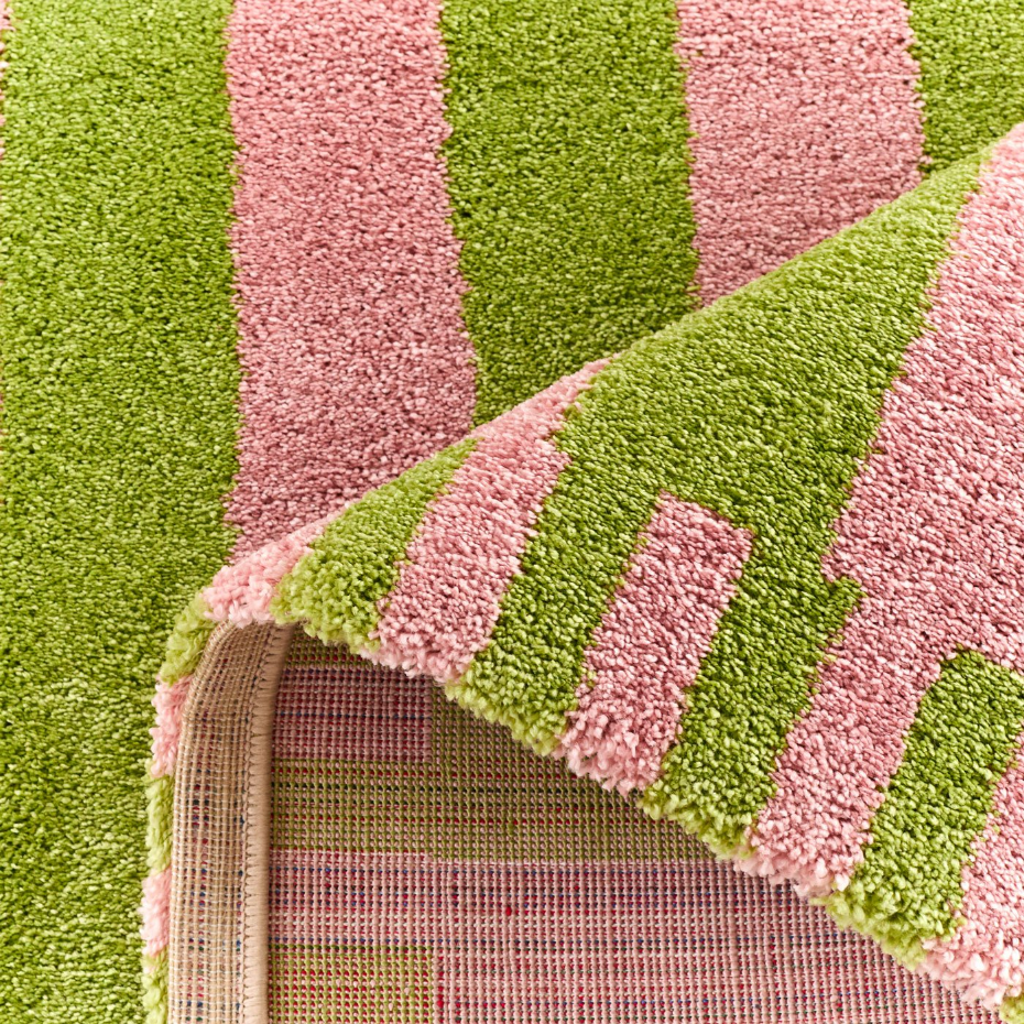 Tapis de salon vintage à rayures GROOVY