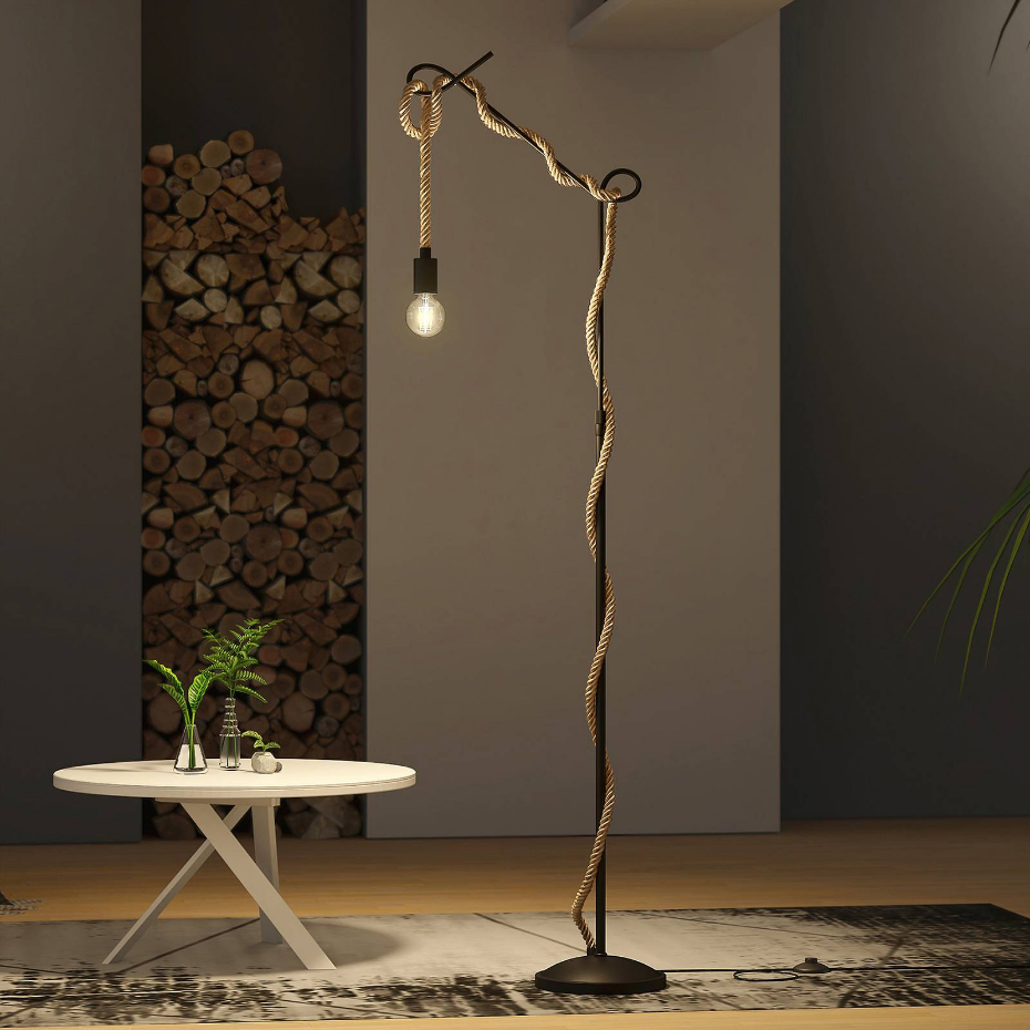 Lampadaire en métal vintage, Ropina
