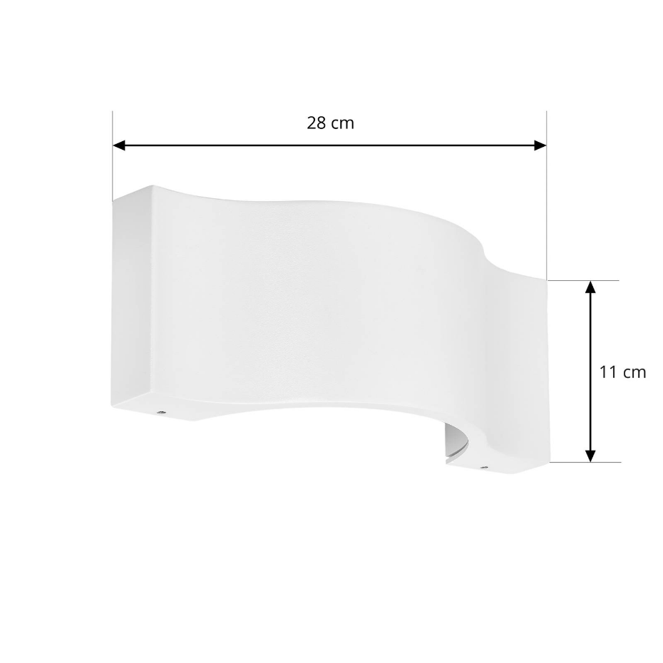 Applique extérieure en aluminium moderneLED