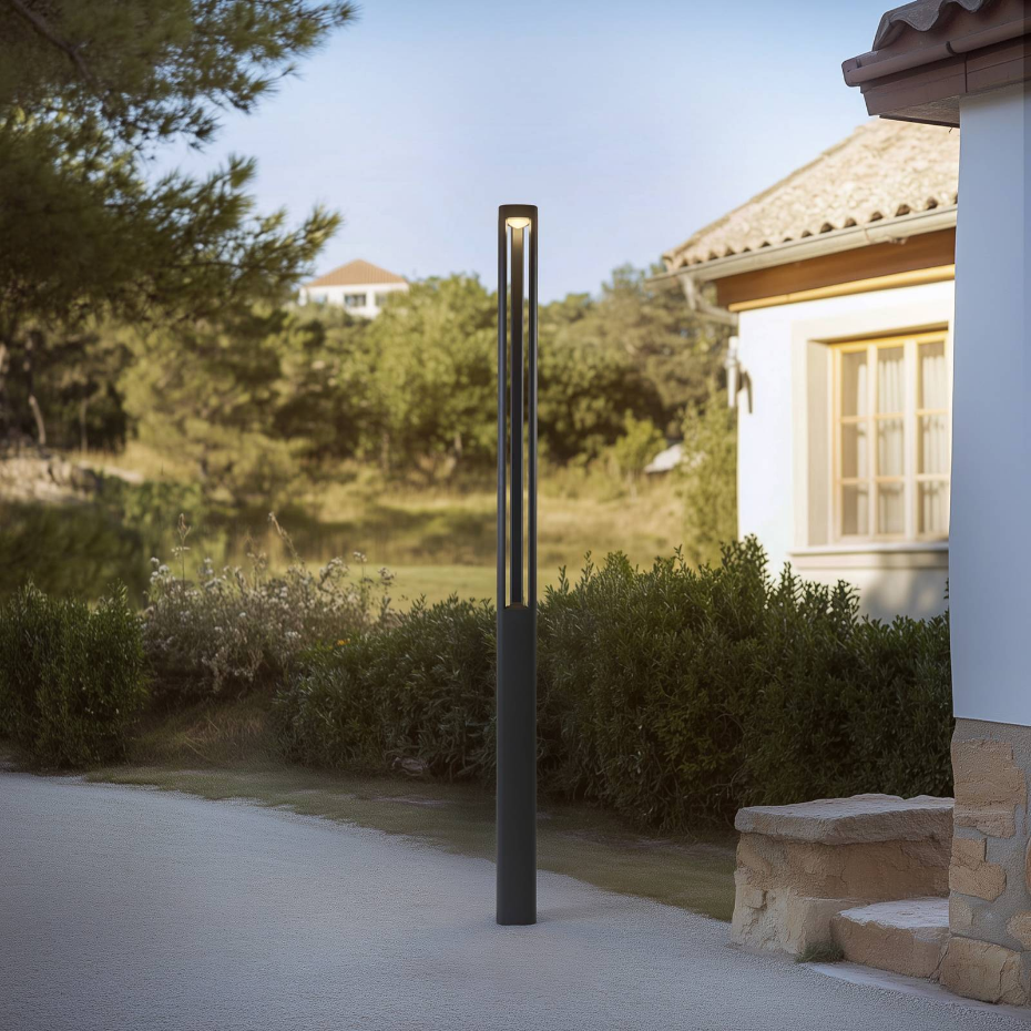 Lampadaire extérieur en aluminium moderneLED