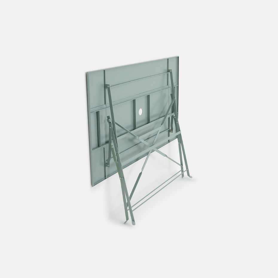 Table pliante rectangulaire, métal fer Ozevan