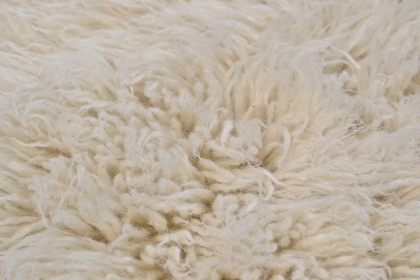 Tapis grec flokati original en laine tissé main épaisse - Flokos 2450
