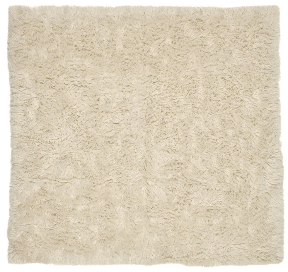 Tapis grec original flokati en laine tissé main - Flokos 1250