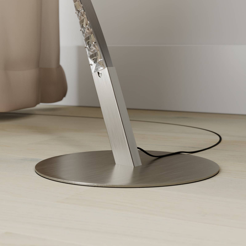 Lampadaire en aluminium moderneLED, Criostal