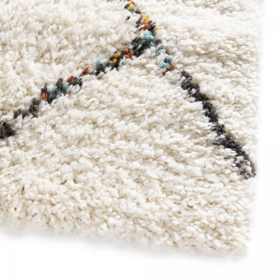 Tapis shaggy tissé motif berbère CHROMA 2