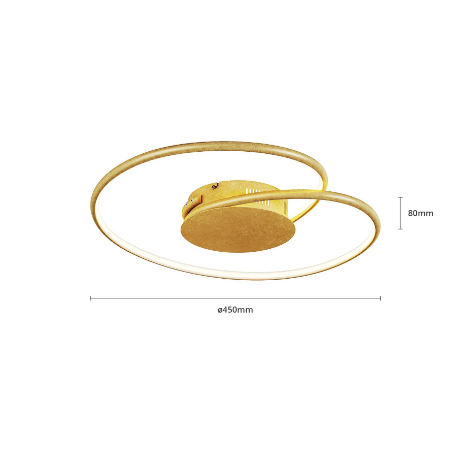 Plafonnier en métal moderneLED, Joline