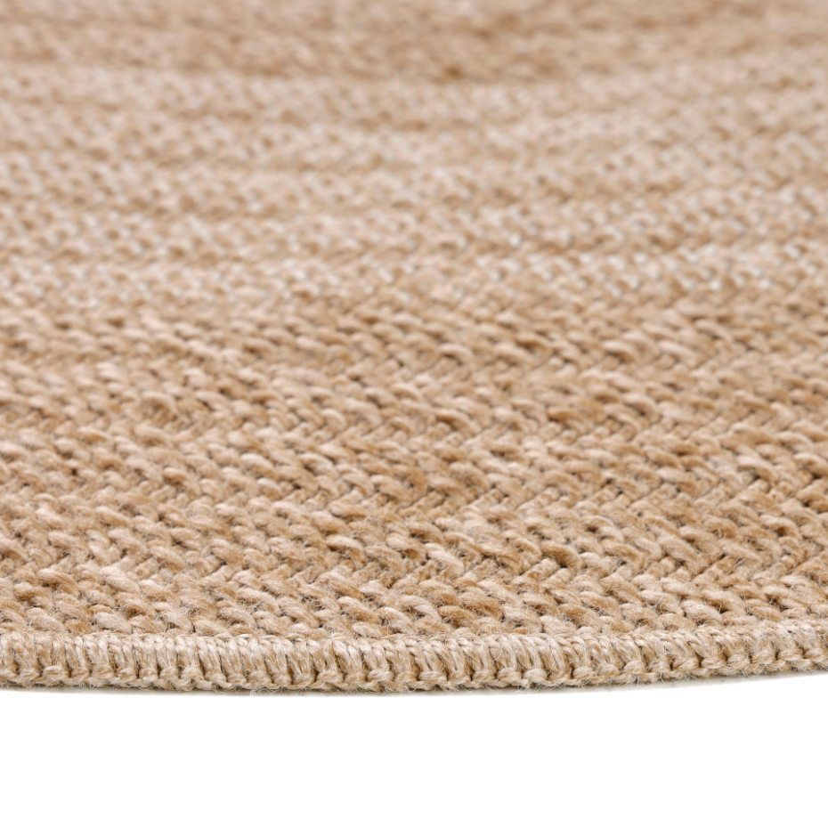 Tapis extérieur rond bicolore COMILLA