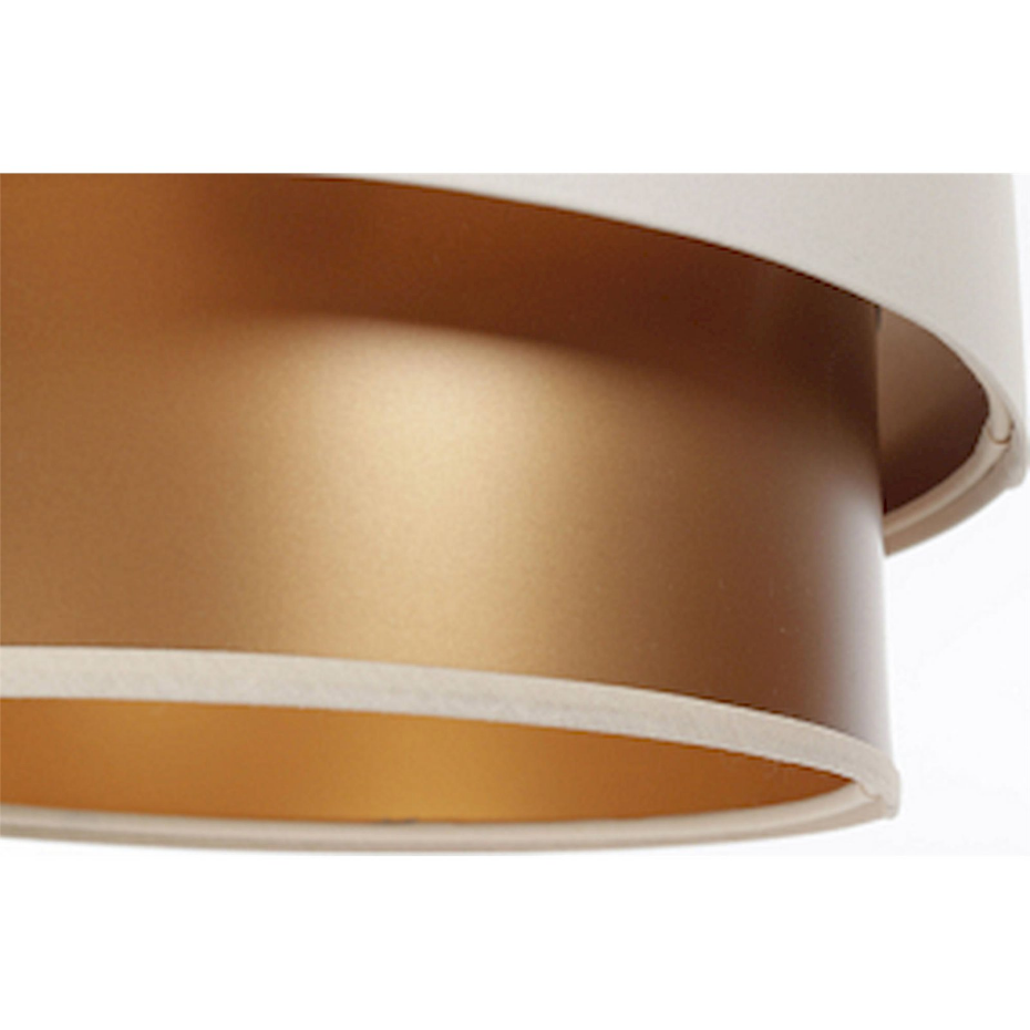 Suspension rectangulaire en PVC effet cuivre Duo ellegant