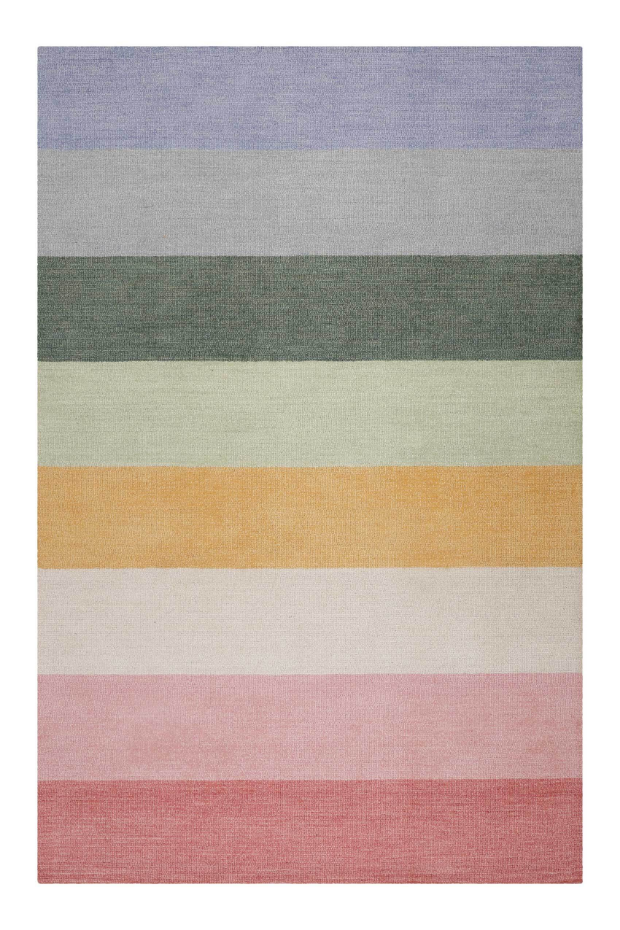 Tapis enfant à poil ras et rayures ,  LIO
