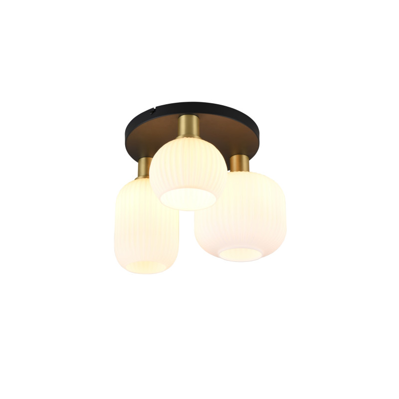 Plafonnier design en verre, D.39 , DIVA