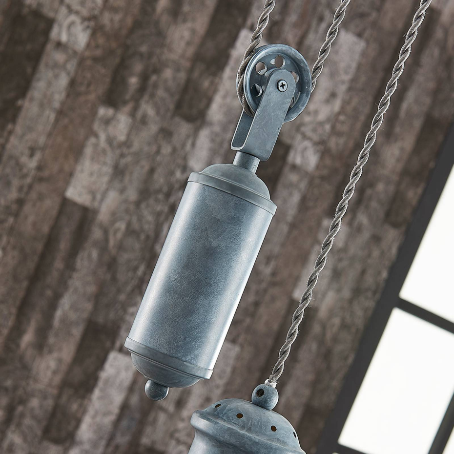Suspension en métal industrielle, Louisanne