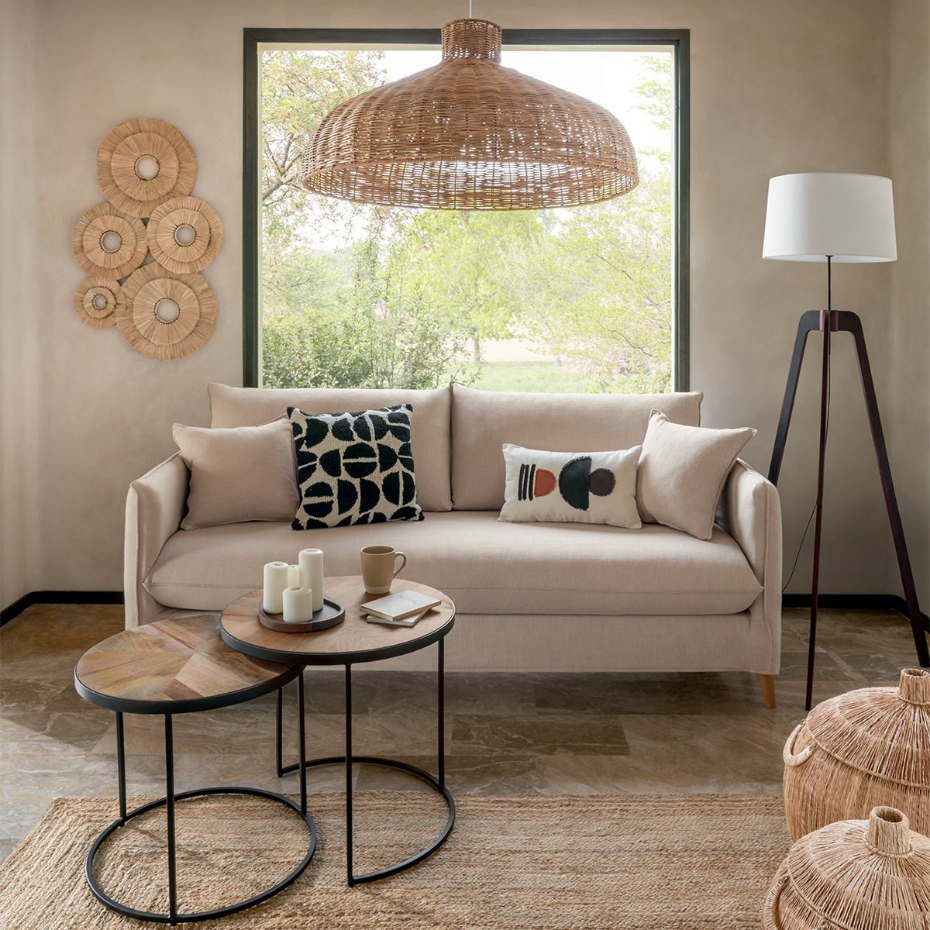 Suspension rotin naturel ORI