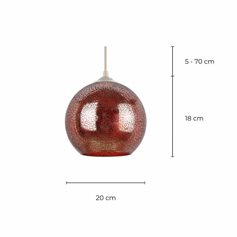 Suspension en verre, BOLIENE