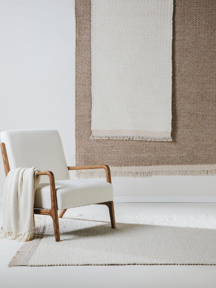 Tapis de laine tissé main LANA