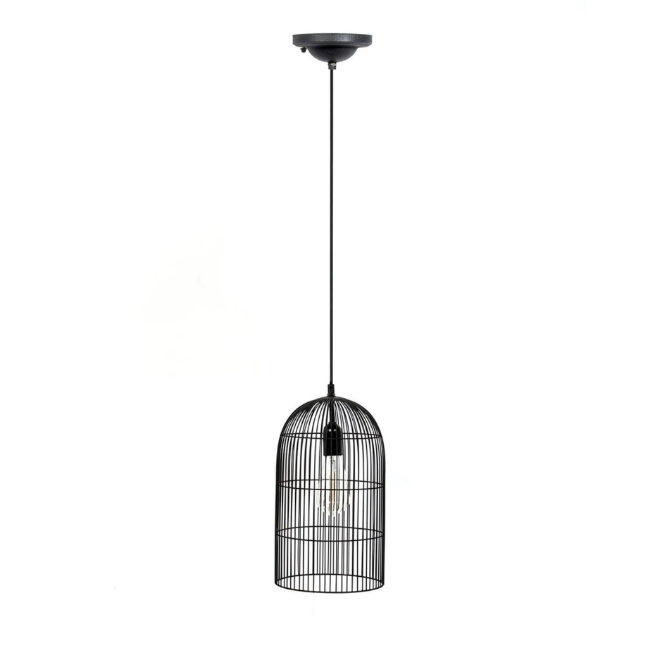Suspension luminaire en métal filaire Cage - Diam. 20 cm