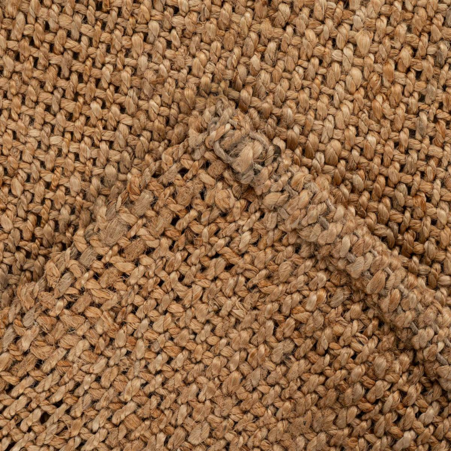 Tapis salon, fait main en jute