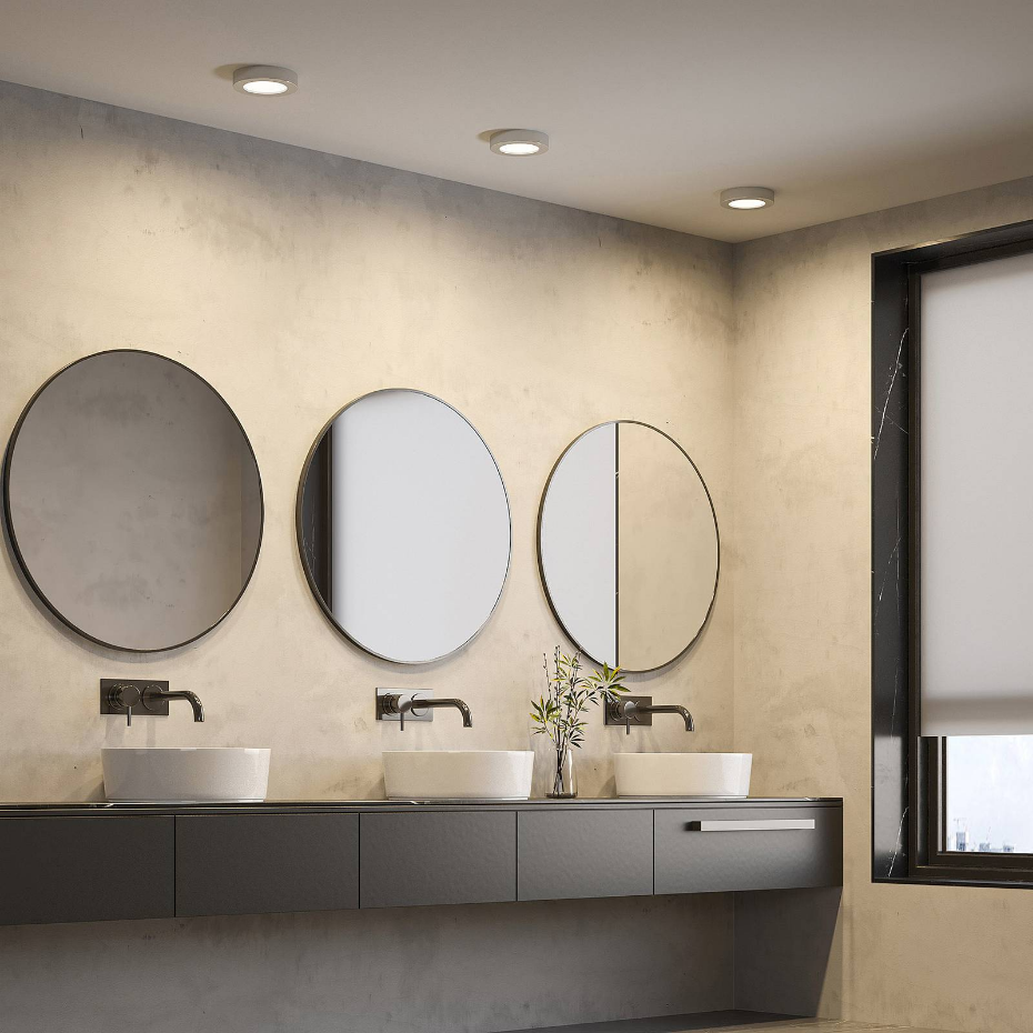Plafonnier en aluminium moderneLED, Edwina