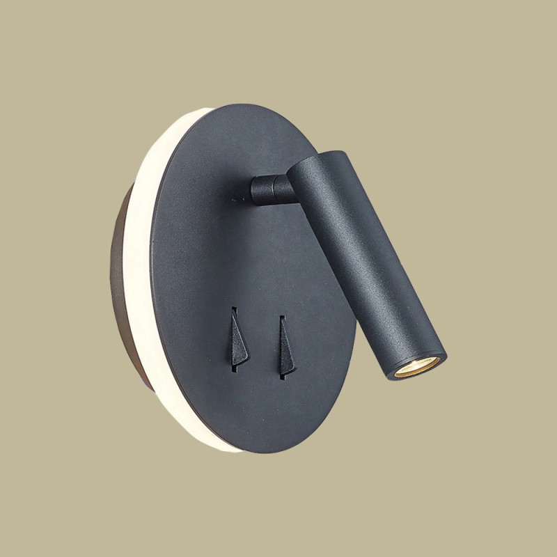 Applique Tête De Lit Cayman Led Nickel Satiné