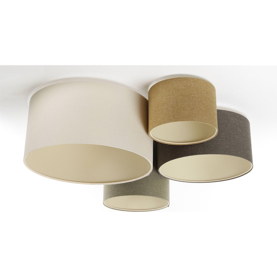 Plafonnier ovale en tissu Boho Elegant