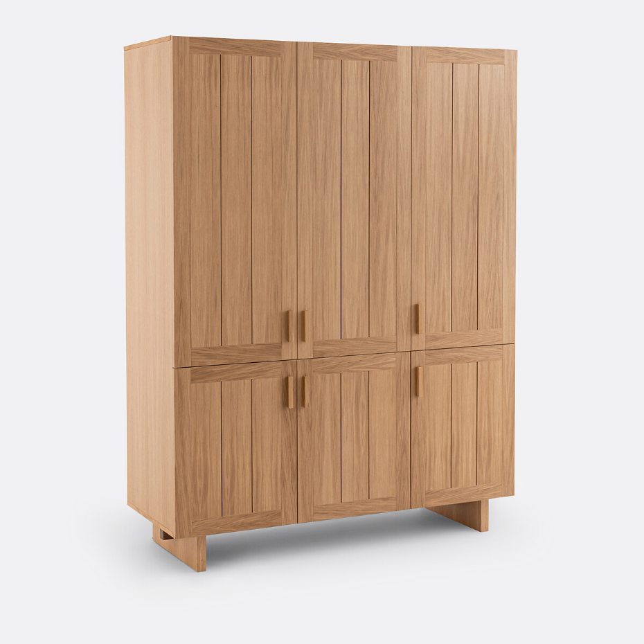 Armoire penderie 6 portes, Lanko