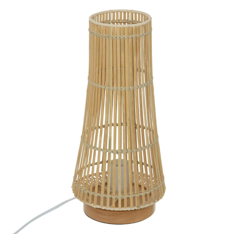 Lampe à poser rotin MAHE