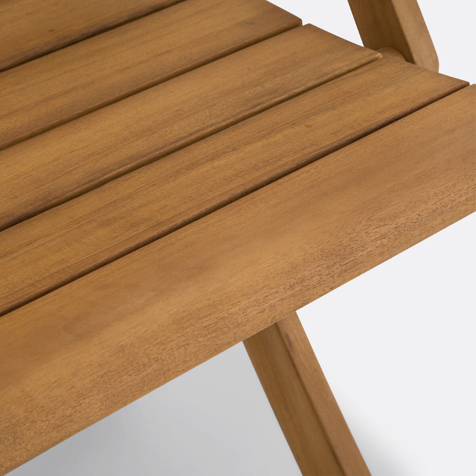 Lot de 2 fauteuils de table de jardin, Palera