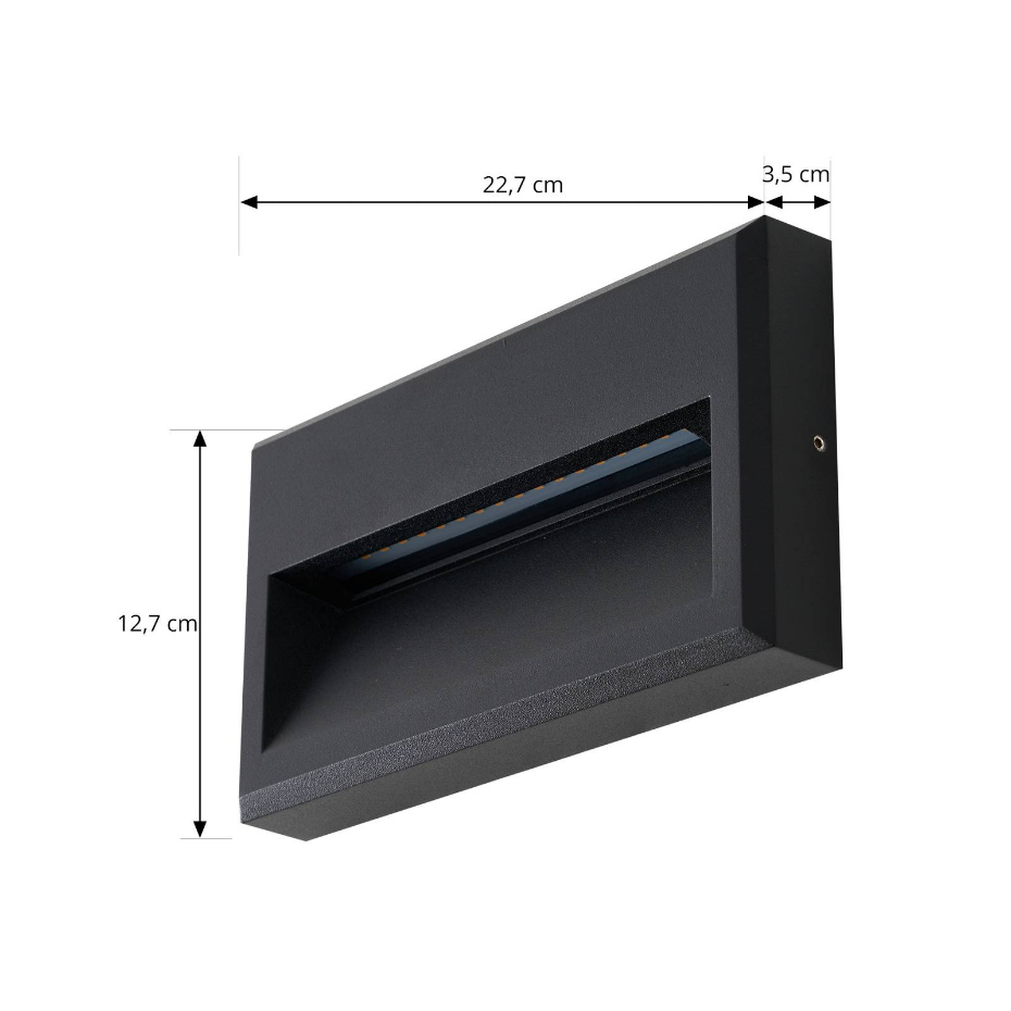 Applique extérieure en aluminium moderneLED