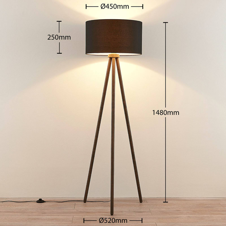 Lampadaire en bois scandinave, Majken