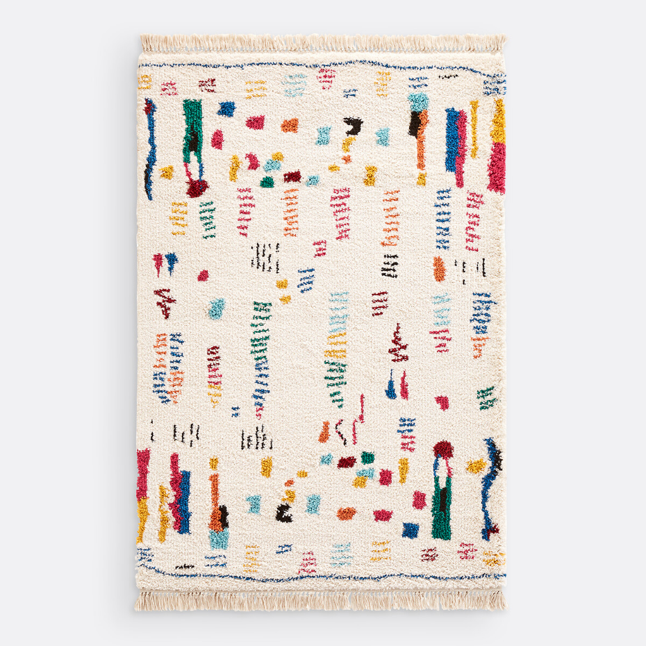 Tapis berbère coloré, Caspia