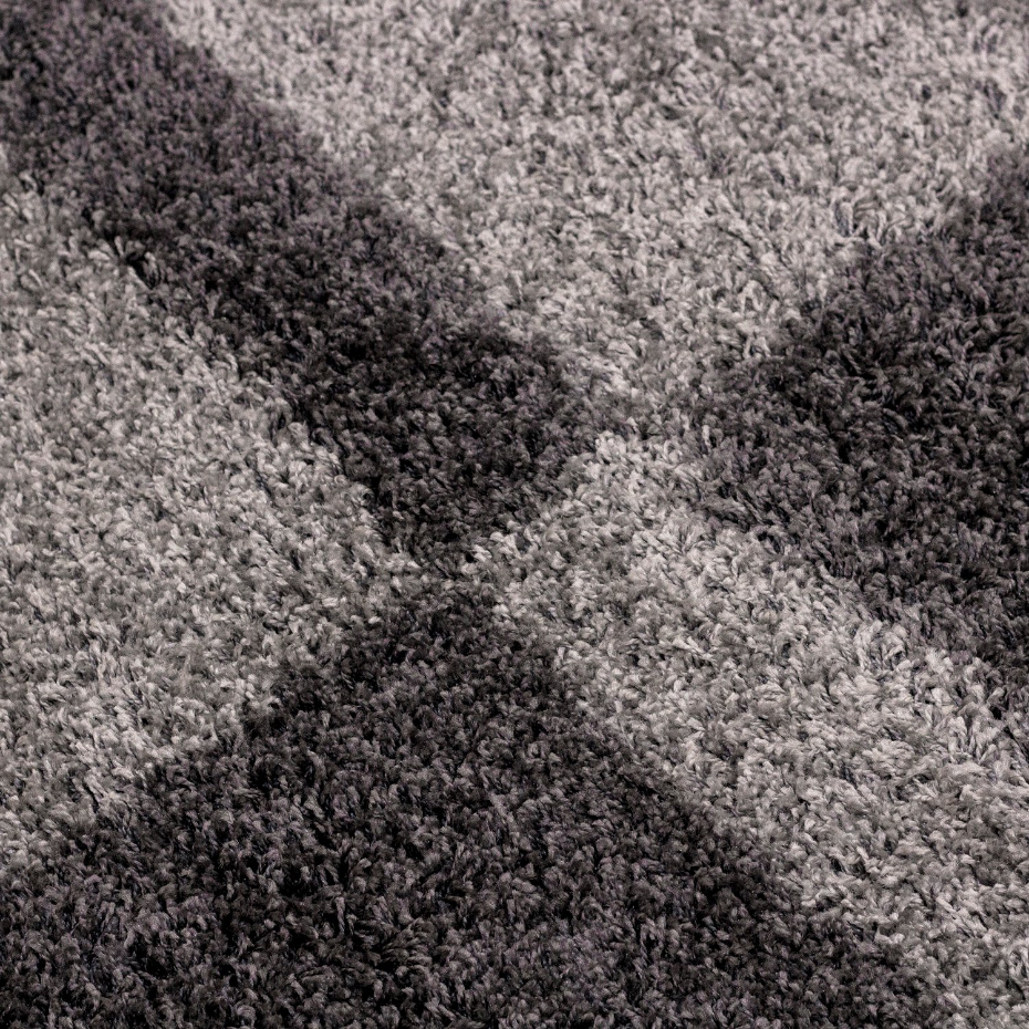 Tapis shaggy à motif géométrique GALA