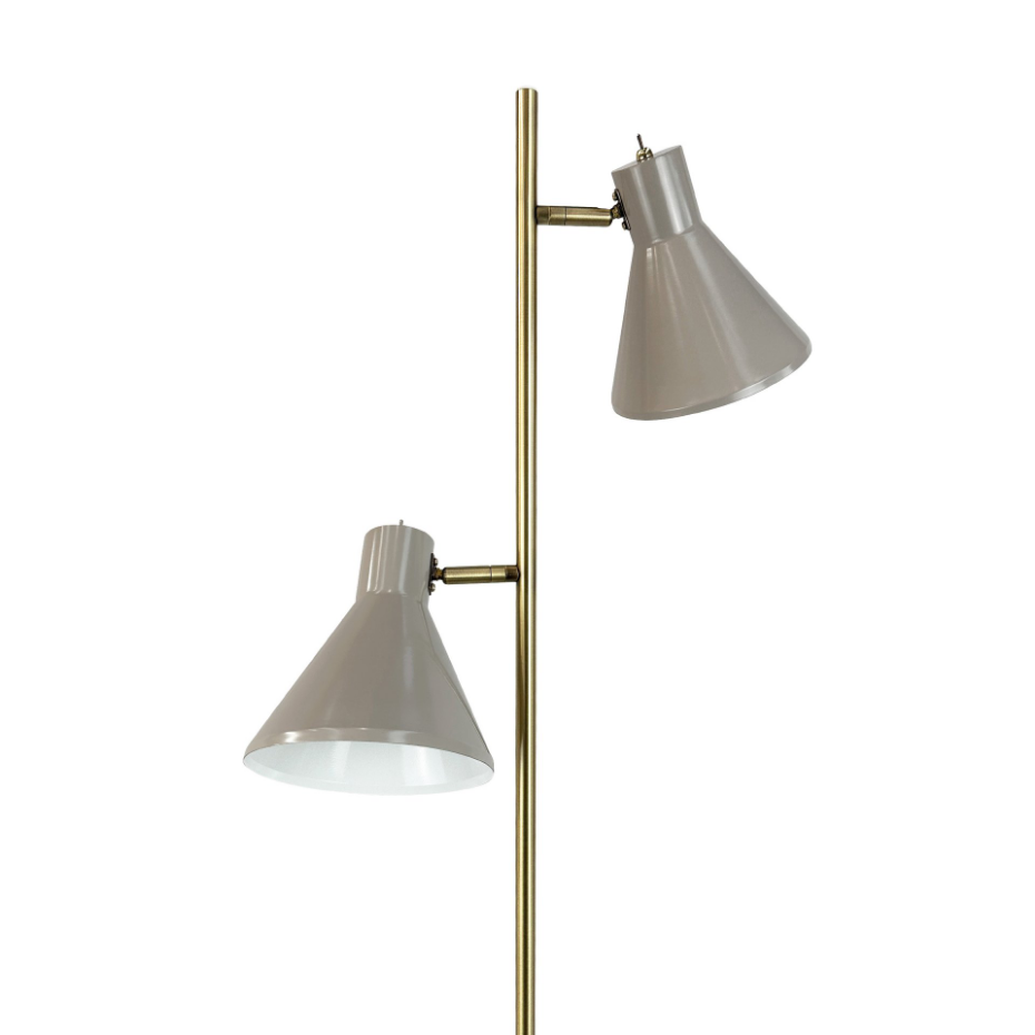 Lampadaire en Métal, crème blanc SLEEP