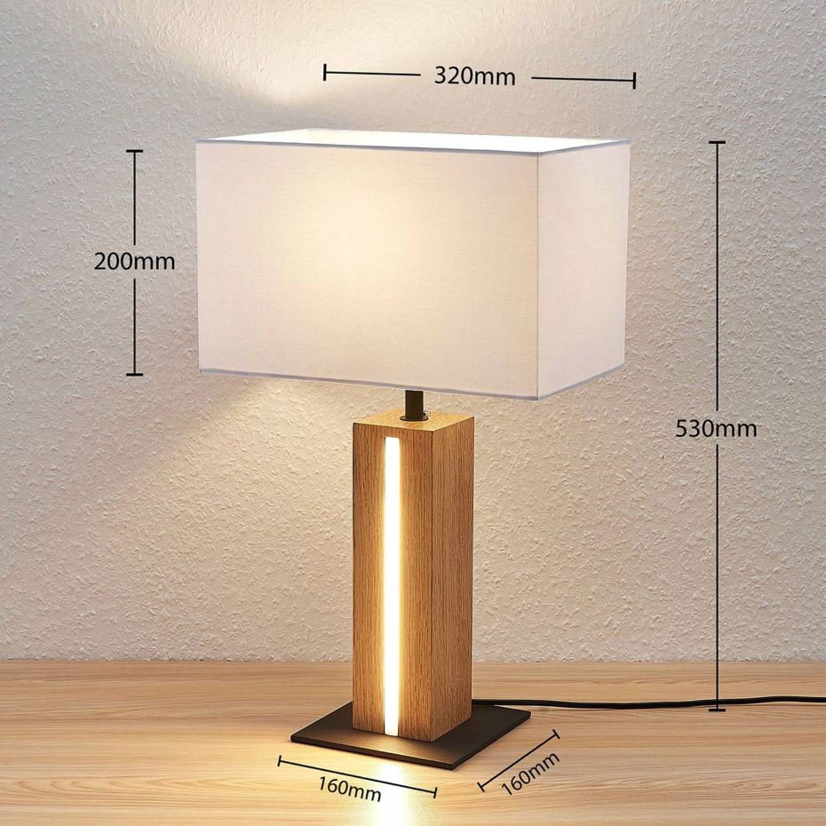 Lampe à poser en textile moderne, Garry