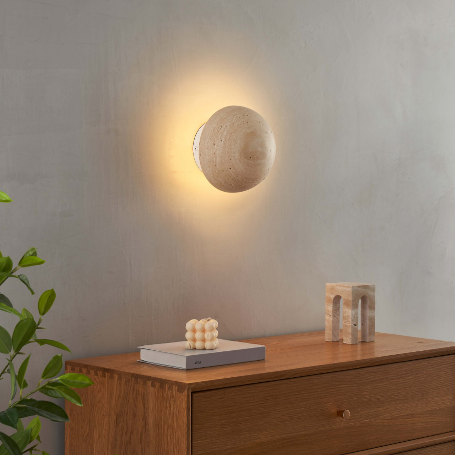 Applique en pierre naturelle à LED - ELVIN