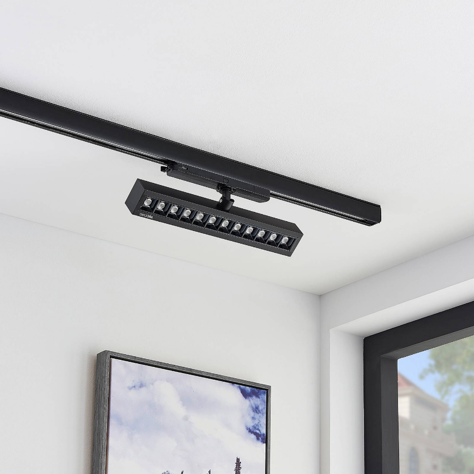 Projecteur pour rail électrique en aluminiumLED