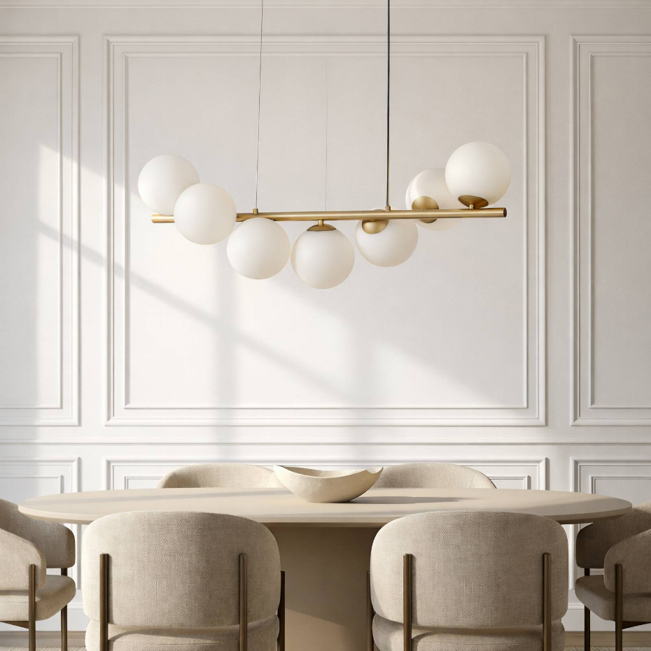 Suspension en verre design, Isandro