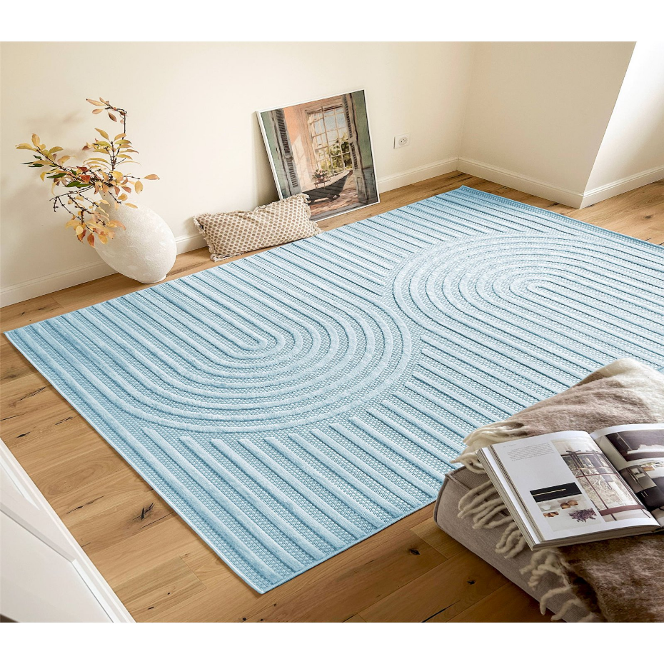 Tapis rectangulaire en polypropylène Santorini